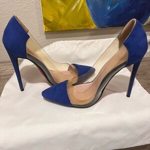 Elegant Blue Stiletto Heels